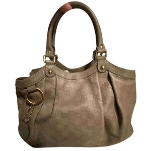 Gucci Beige Leather Shoulder Bag